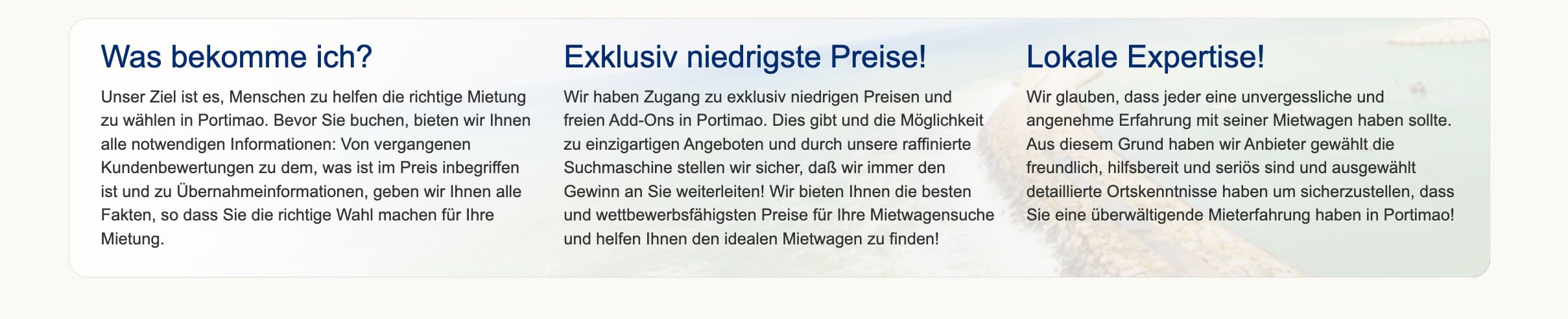 Mietwagen Portimao Günstig mieten und abholen