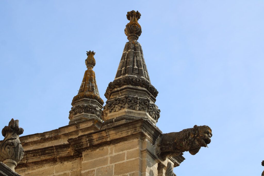 Kirche in Jerez Turm Mietwagen Flughafen