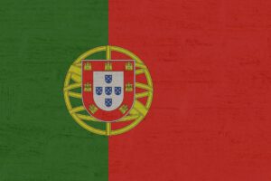 Portugiesische Flage Auto Mieten Portugal 